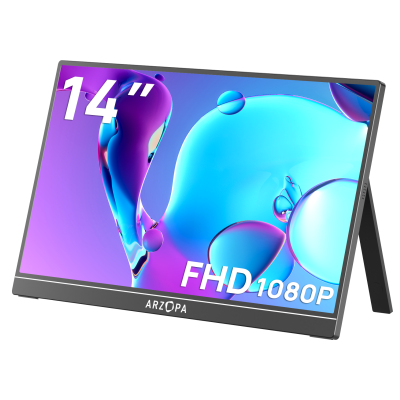 Arzopa A1S Ultra-Thin Portable Monitor | 14” FHD 1080P
