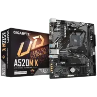 GIGABYTE A520M K AM4 Micro ATX Motherboard