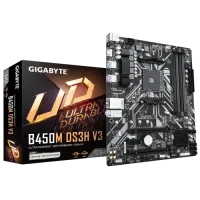 Gigabyte B450M DS3H V3 AMD AM4 Micro ATX Motherboard
